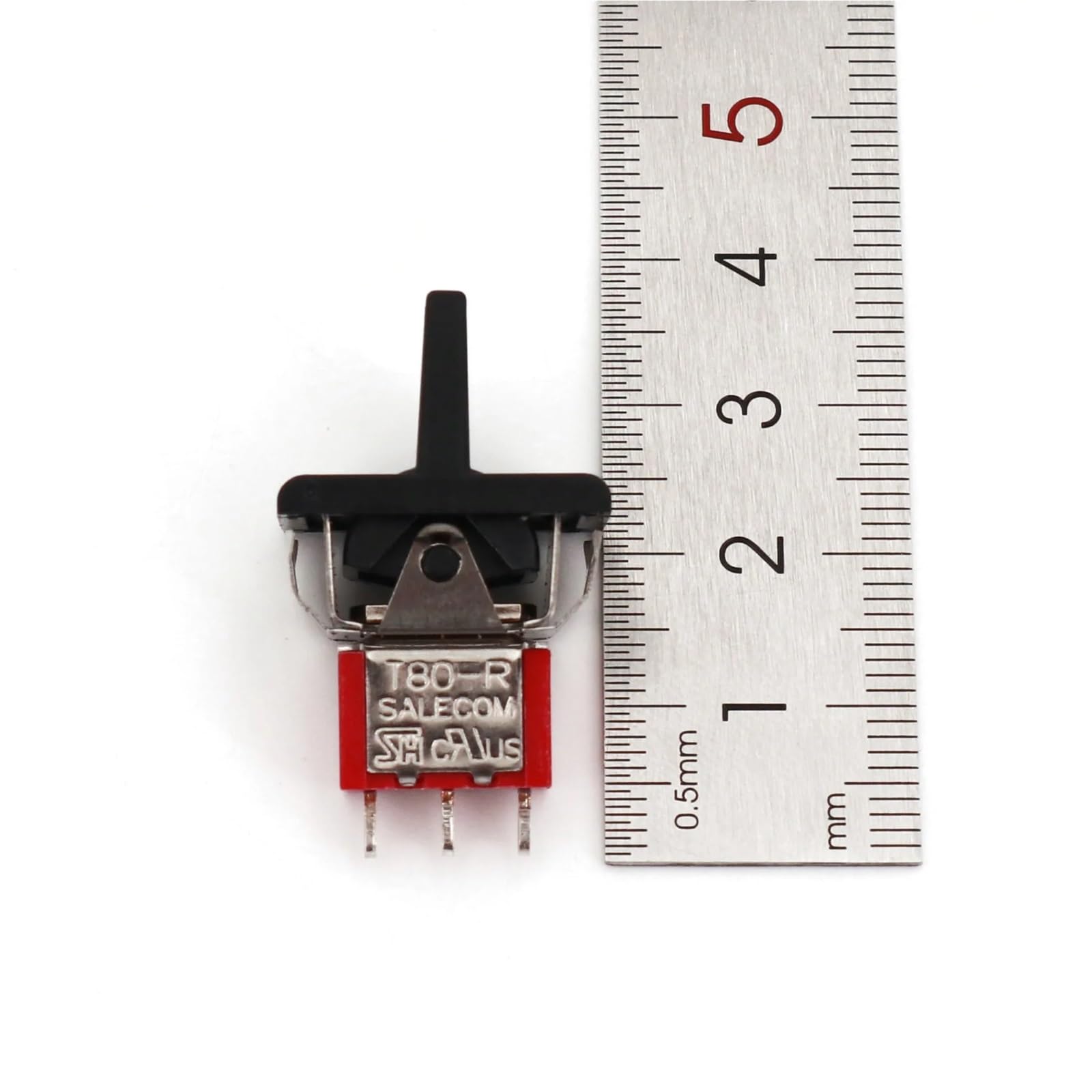5 pezzi SH T80-R Serie R8016A-P14 3 pin momentaneo MOM-OFF