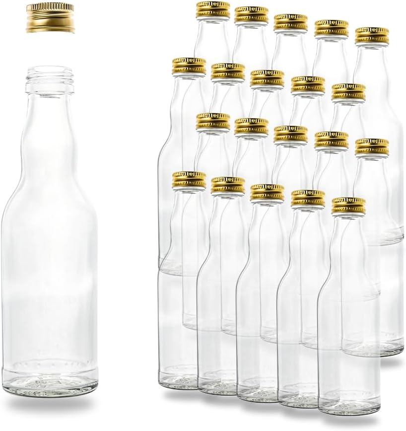 Hünersdorff Bottiglie In Plastica LD-PE Da Riempire, 250 Ml, Trasparenti, Infrangibili E Adatte A Contatto Con Alimenti, Con Tappo A Vite - 3