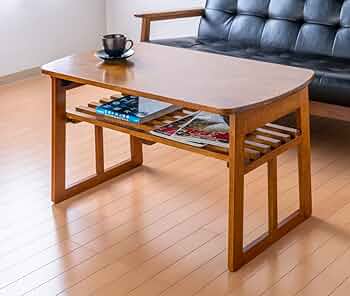 ※ 棚付き折りたたみテーブル ブラウン [2017] 棚付き折りたたみテーブル ブラウン [2017] Amazon.co.jp: 折りたたみ