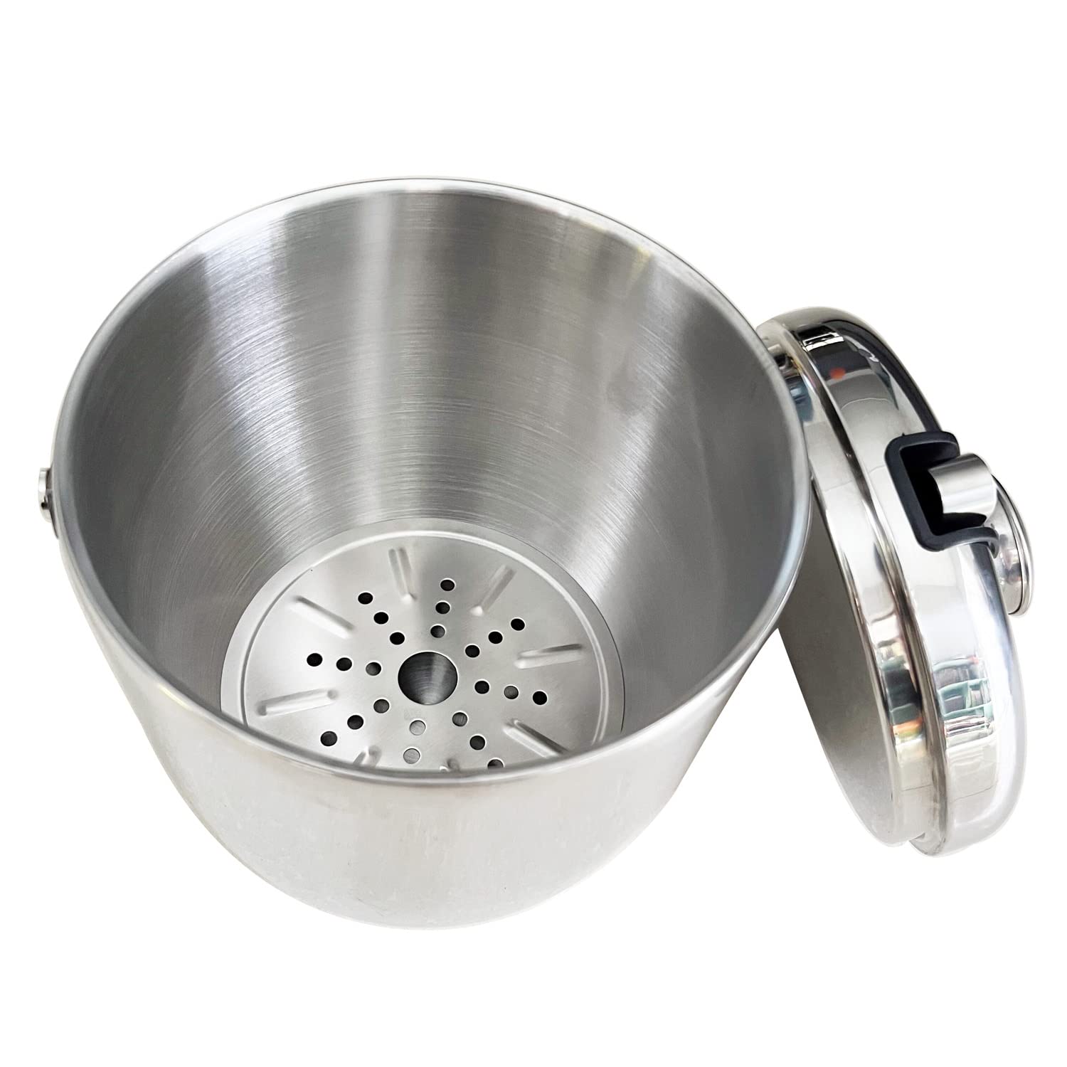 Eiswürfelbehälter Großer 3L Eiswürfel Behälter, Isolierter Edelstahl Doppelwand Eiseimer, Eiskübel mit Deckel und Eiszange, Perfekt für Kalte Getränke