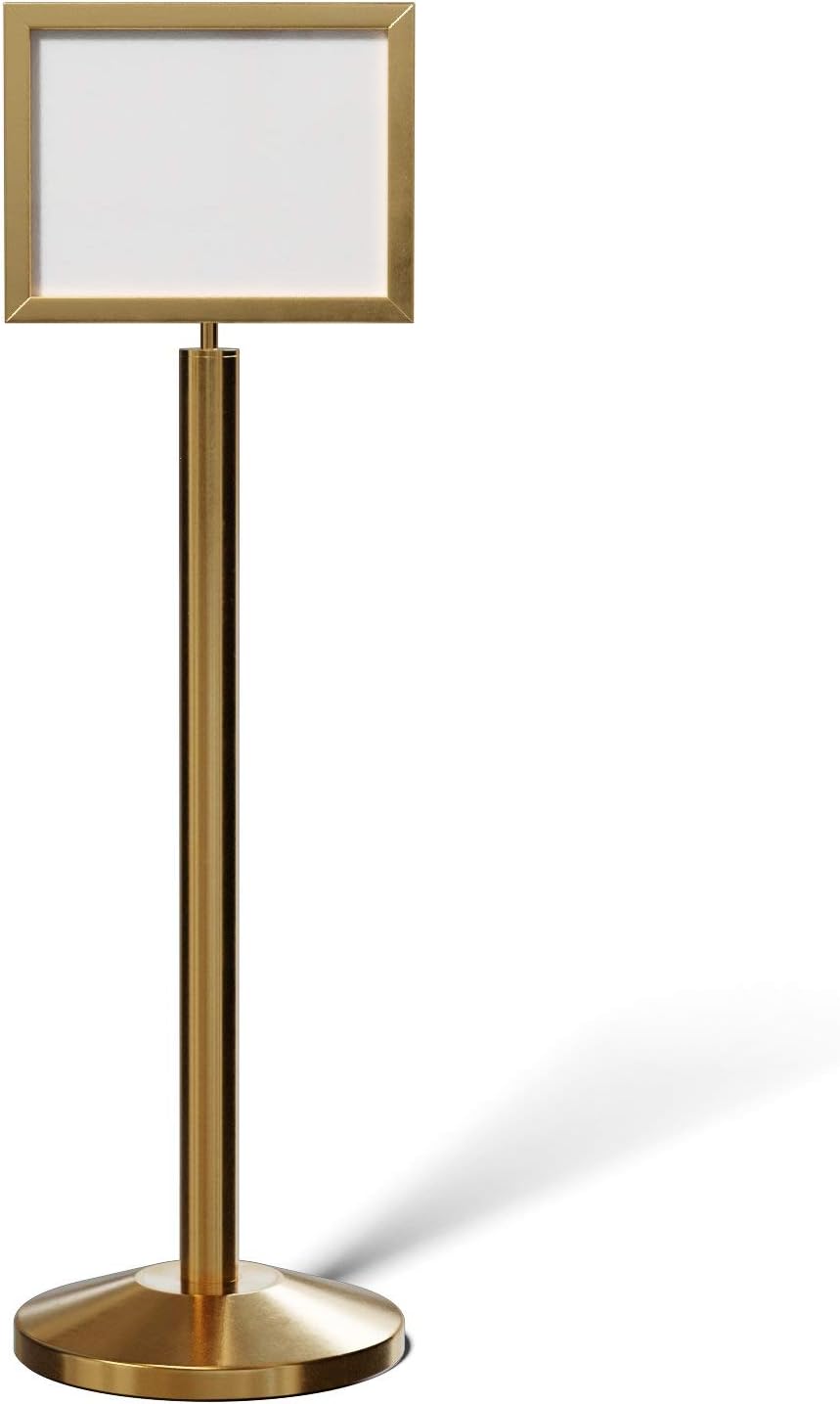 Crowd Control Warehouse Pedestal Standing Floor Sign Frame