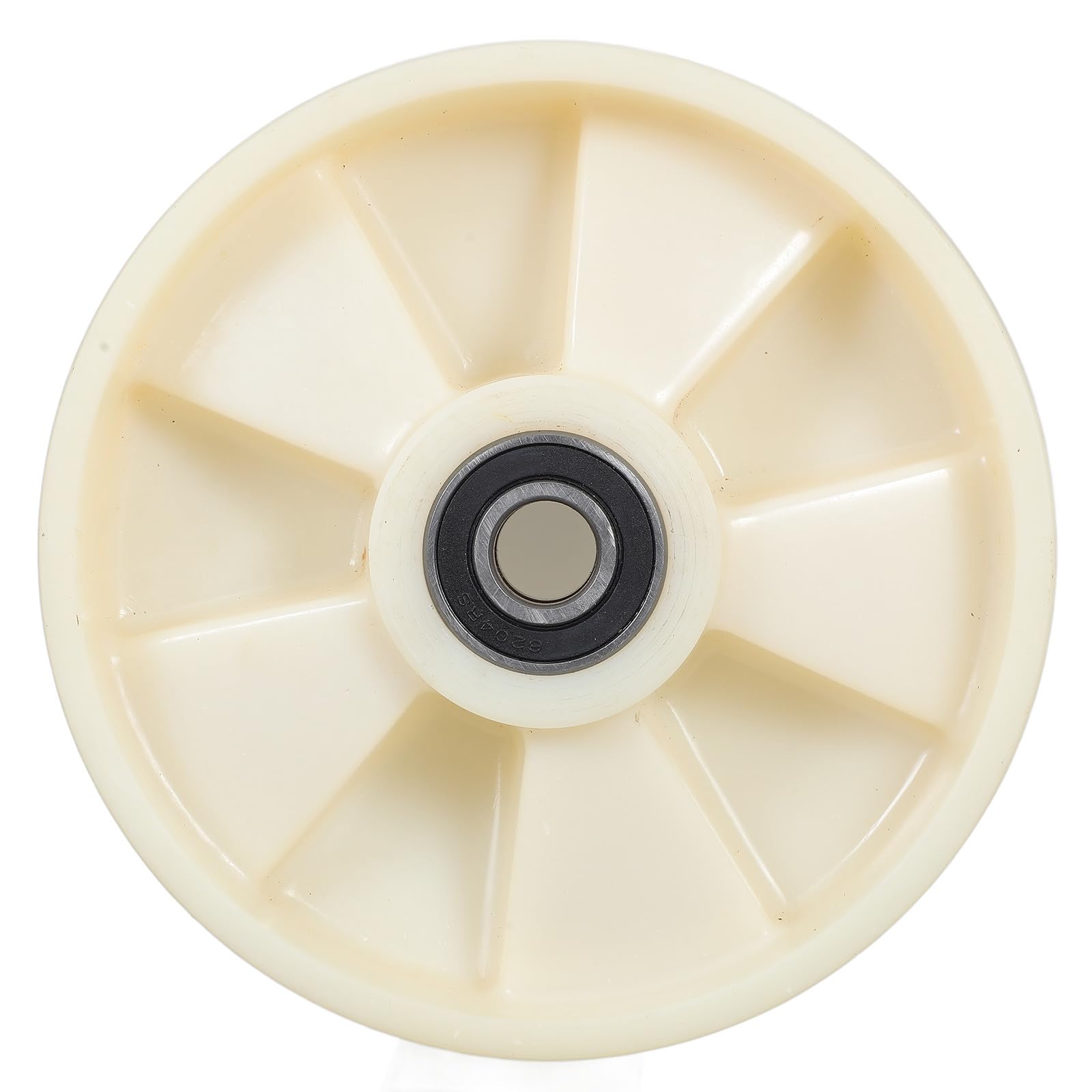 Yardenfun Roues pour Transpalette Pivotantes Nylon 200X50 MM Roulements à Billes Robustes pour Chariot Élévateur et Charges Lourdes en Entrepôt