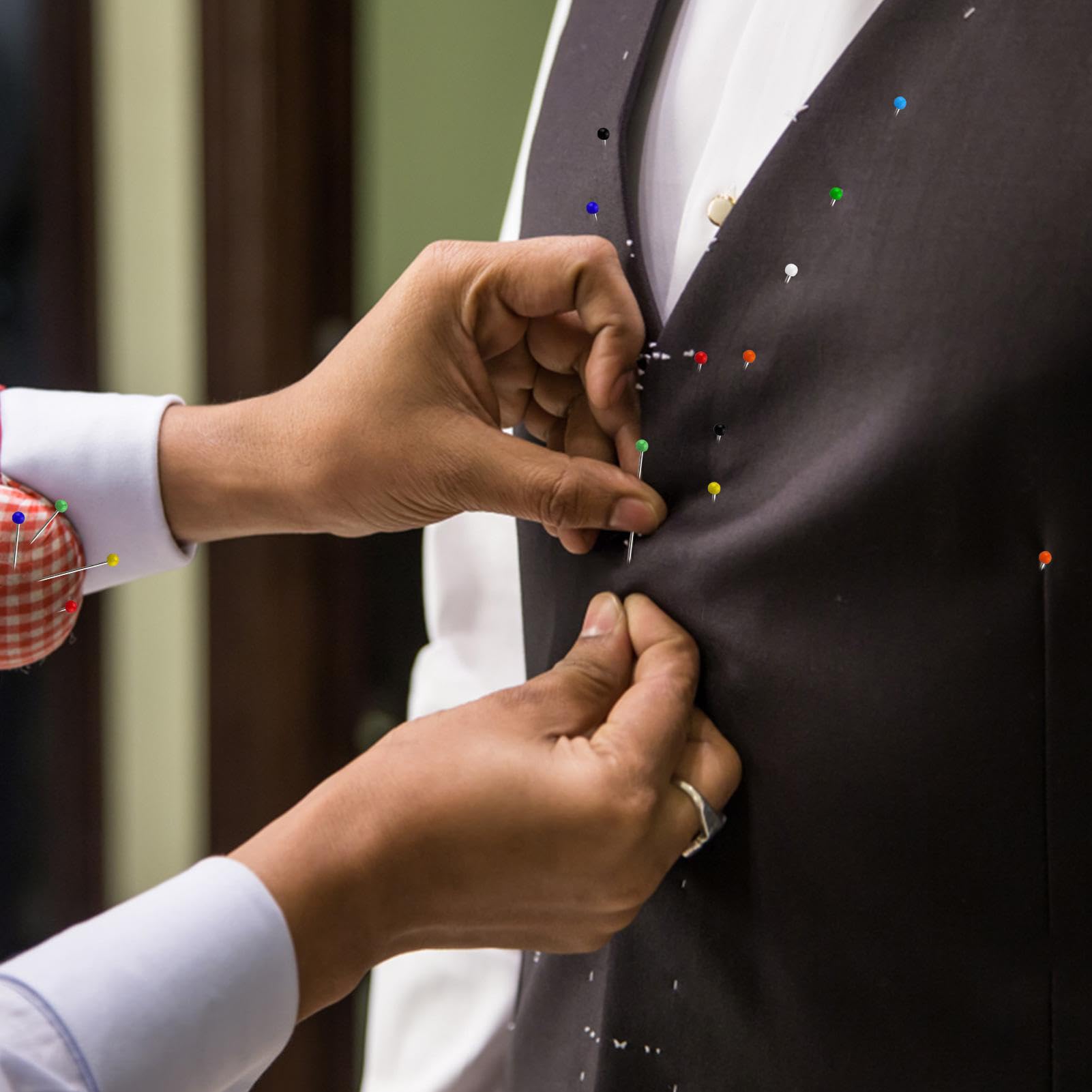 Alfileres de costura para ropa,Alfileres de costura con cabeza esférica
