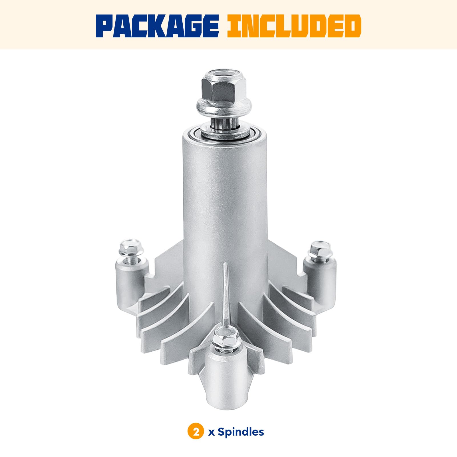 AEagle Husillo para AYP 130794 532130794 Husqvarna LT130 YTH150 YTH1842 Poulan PP1242 342074 36 38 42 pulgadas cubierta de cortacésped 2 unidades