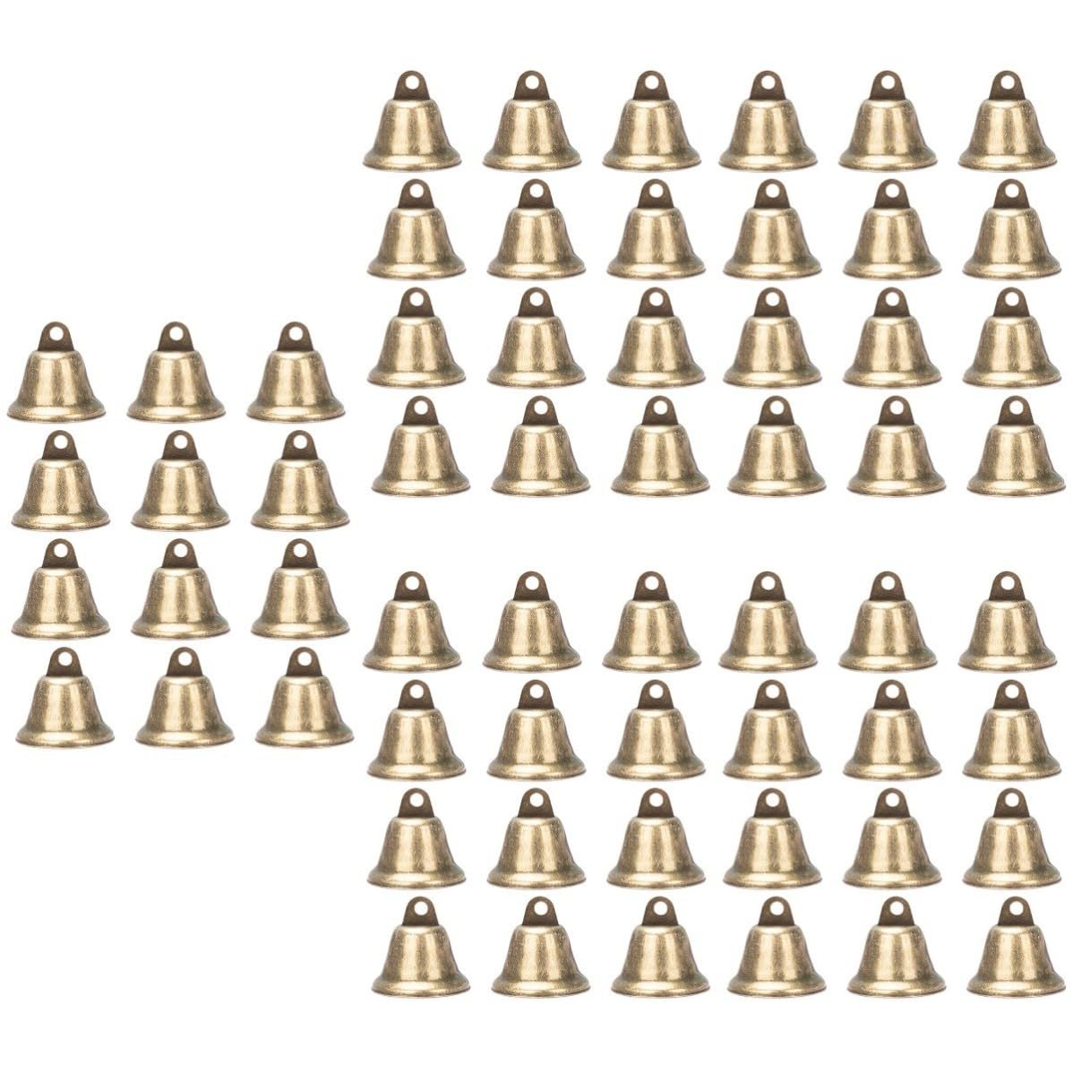 BESPORTBLE 125 Piezas Campanas de Hierro Antiguas Pequeñas para
