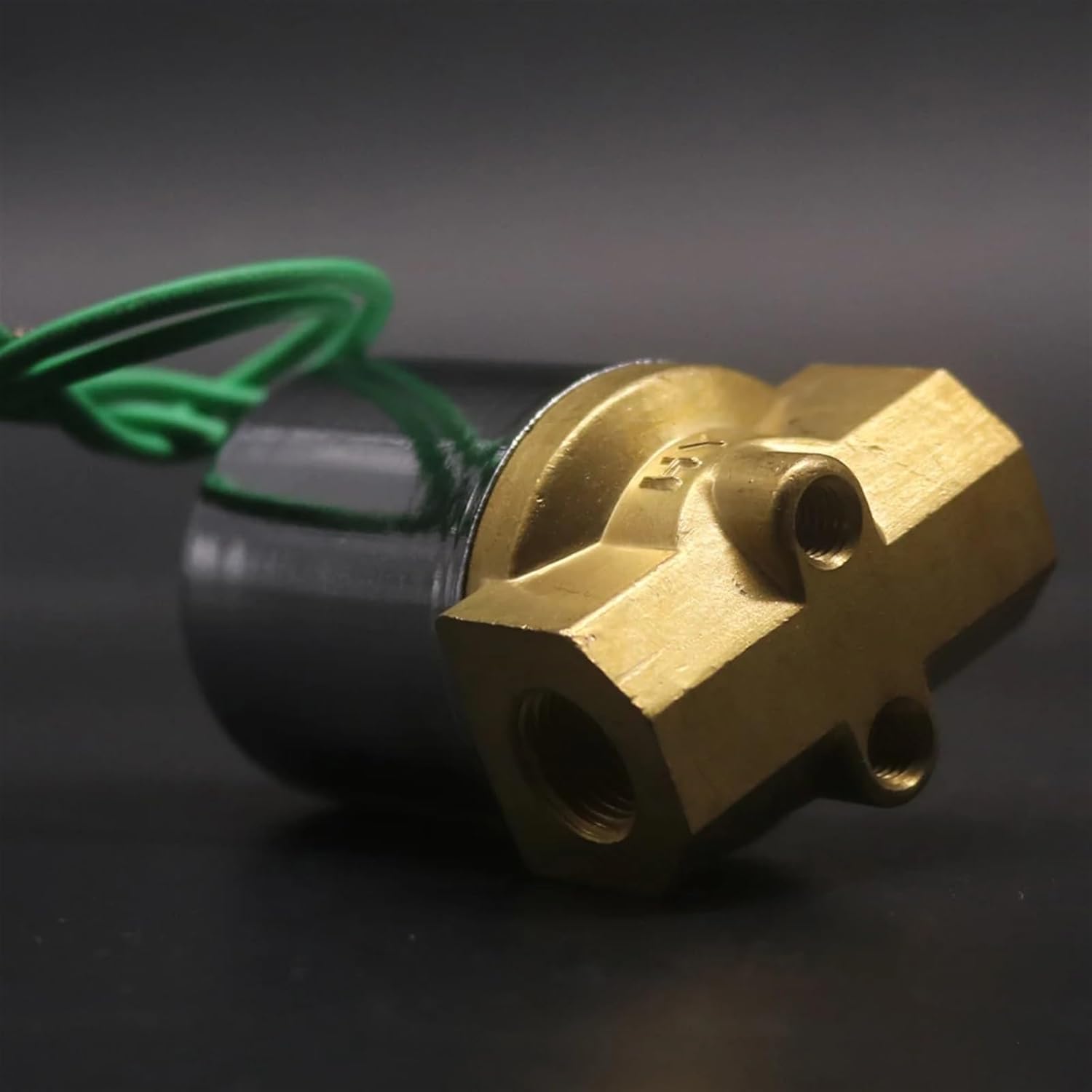 Zone Valve Solenoid Valve，Fuel solenoid valve 12V 24V DC Brass Normally Closed diesel valve Direct-Acting orifice 1.5mm/2.5mm/3mm(1/4",DC24V_ORIFICE2.5MM)(DC12V-ORIFICE2.5MM,1/8 Inch)