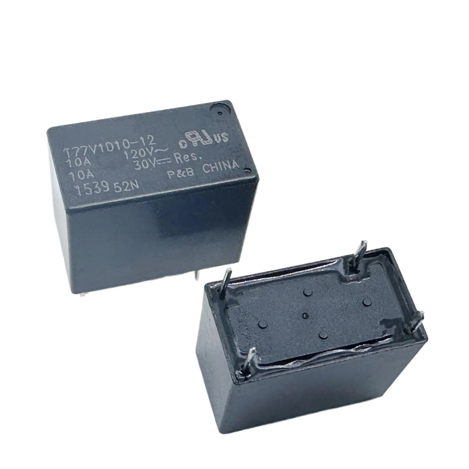 SMGLRUEAT 1pc T77V1D10-12 (32F-1A-12V-10A) Relay 4pins