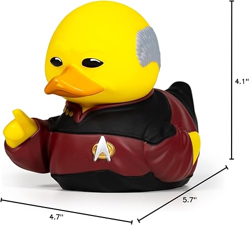 Miniatura 4 de TUBBZ Figura coleccionable de pato de goma de vinilo de Jean-Luc Picard de edición en caja, producto oficial de Star Trek - TV, películas y