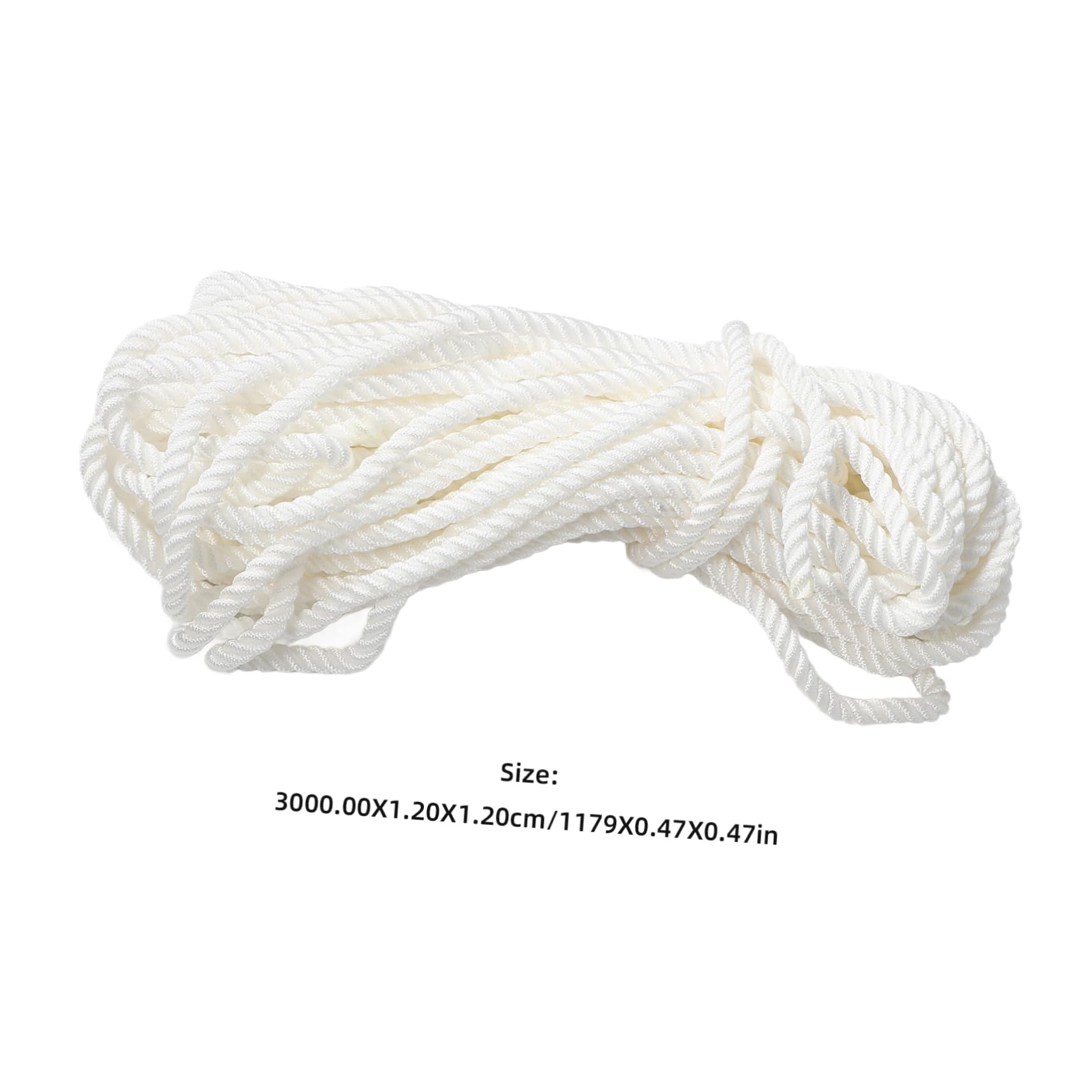 1rolle Weißes Nylon Marineseil Robuste Bootsleine Für Sicheres Anlegen Und Ankern Für Yachten Und Boote Strapazierfähig Und Vielseitig Einsetzbar