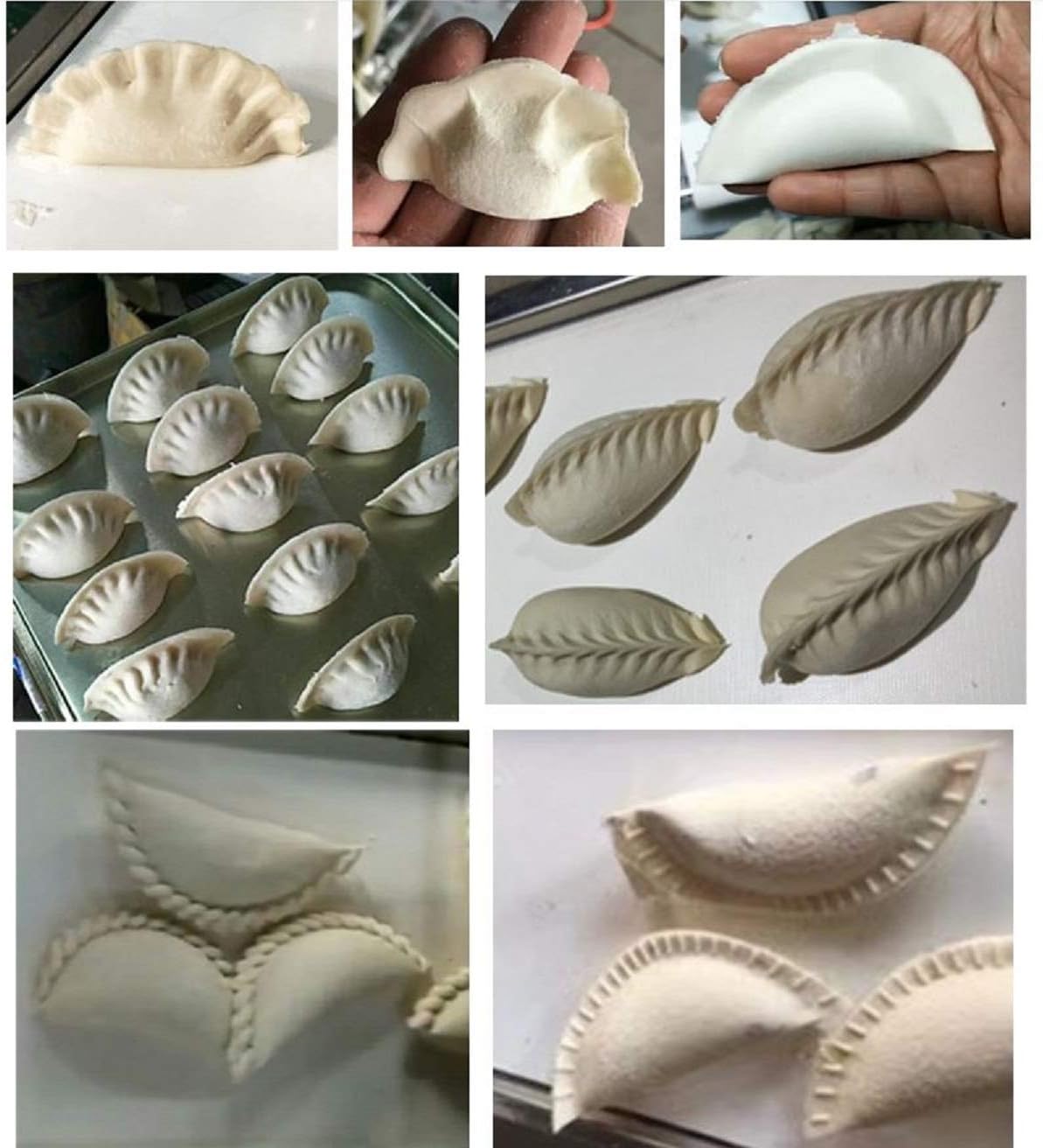 TXMACHINE 10000-17000pcs/h Automatic Dumpling Machine Stainless Steel Dumpling Making Machine Samosa/Pierogi/Ravioli/empanada/Spring Rolls/momo Machine with 1 Free Mold (110V/60HZ,180model by air)