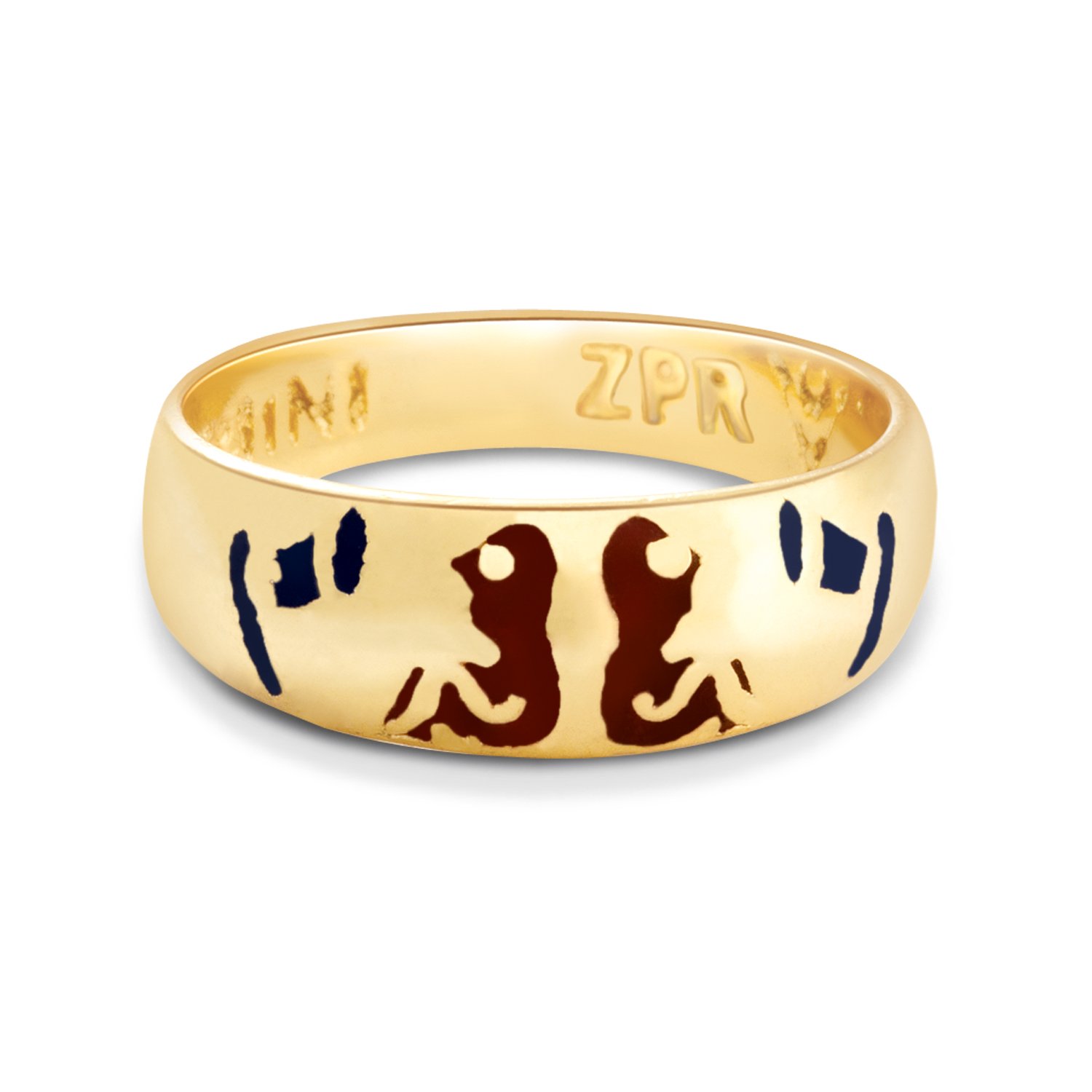 Zodiac Power Gemini Alloy Ring - Gold Plated-image-44