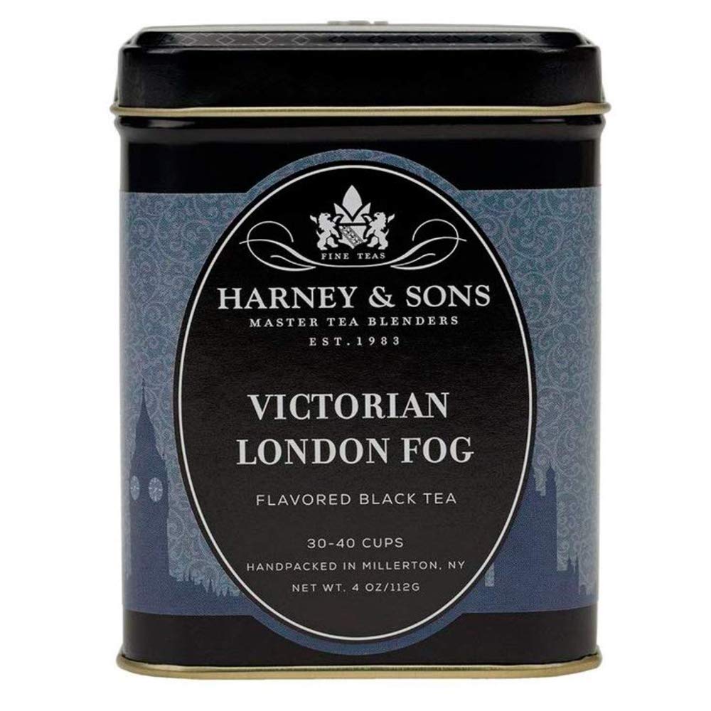 Harney & Sons Victorian London Fog, 4oz Loose Leaf Black and Oolong Tea with Bergamot, Lavender, and Vanilla, Hearty English Black Tea Blend, Stocking Stuffer - Image 2