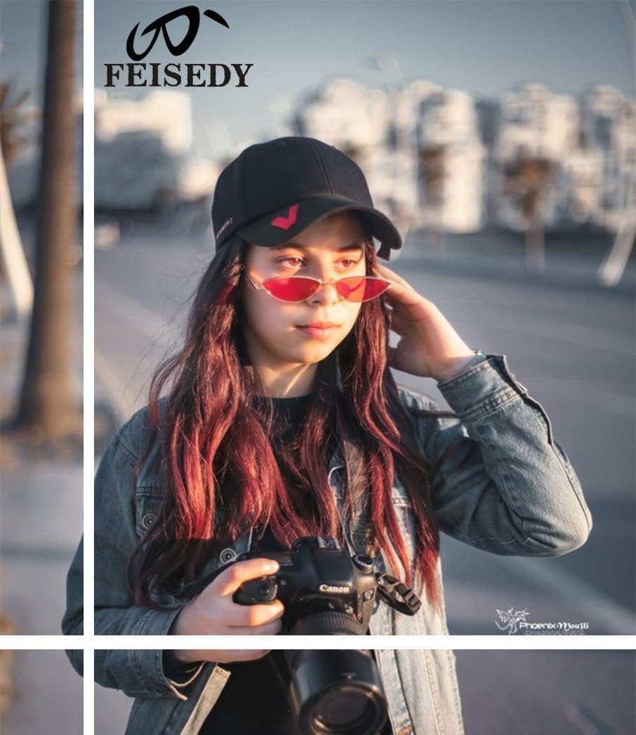 FEISEDY Fashion Designer Sunglasses Retro Small Petals Shape Arc Temple Design B2298 - Image 3