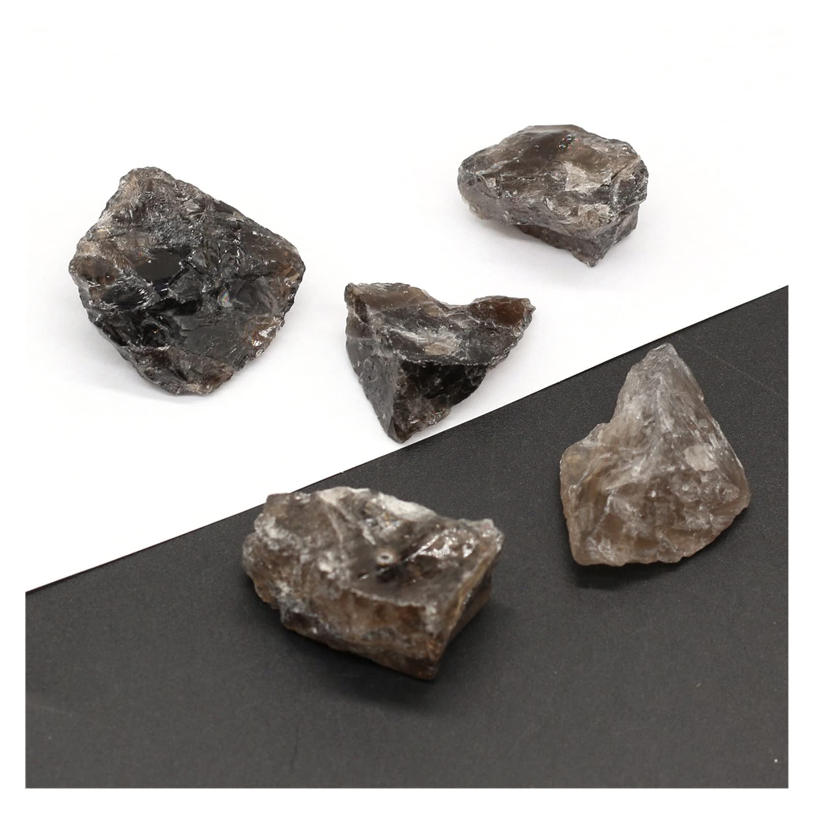Piedra de Cristal Piedras semipreciosas Naturales Turmalina Negra Grava Rugosa Pecera Joyería DIY Decoración del hogar Adornos Joyería 20-30 mm Espécimen Mineral de Piedra