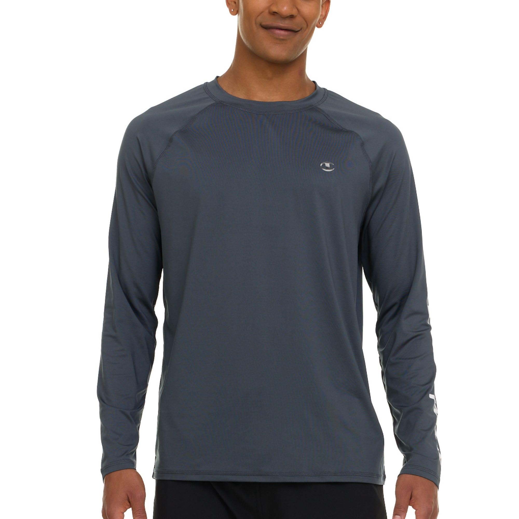 Champion Rash Guard - Camicia da nuoto da uomo, a maniche lunghe, per pesca ed escursionismo, protezione solare UPF 50, protezione solare UV, asciugatura rapida