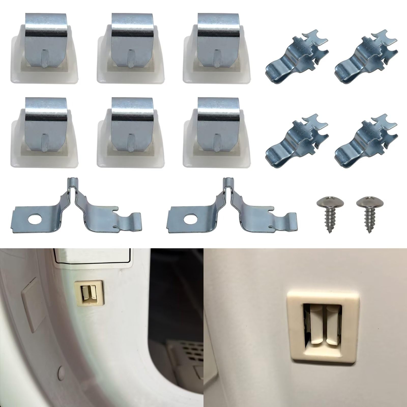 Amazon.com: 2-Pack 279570 Dryer Door Latch Strike Kit Compatible