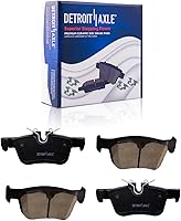 Vista 138 de Detroit Axle - Pastillas de freno delanteras para Nissan Pathfinder Frontier D21 720 Pickup Subaru SVX Pastillas de freno de cerámica con reemplazo