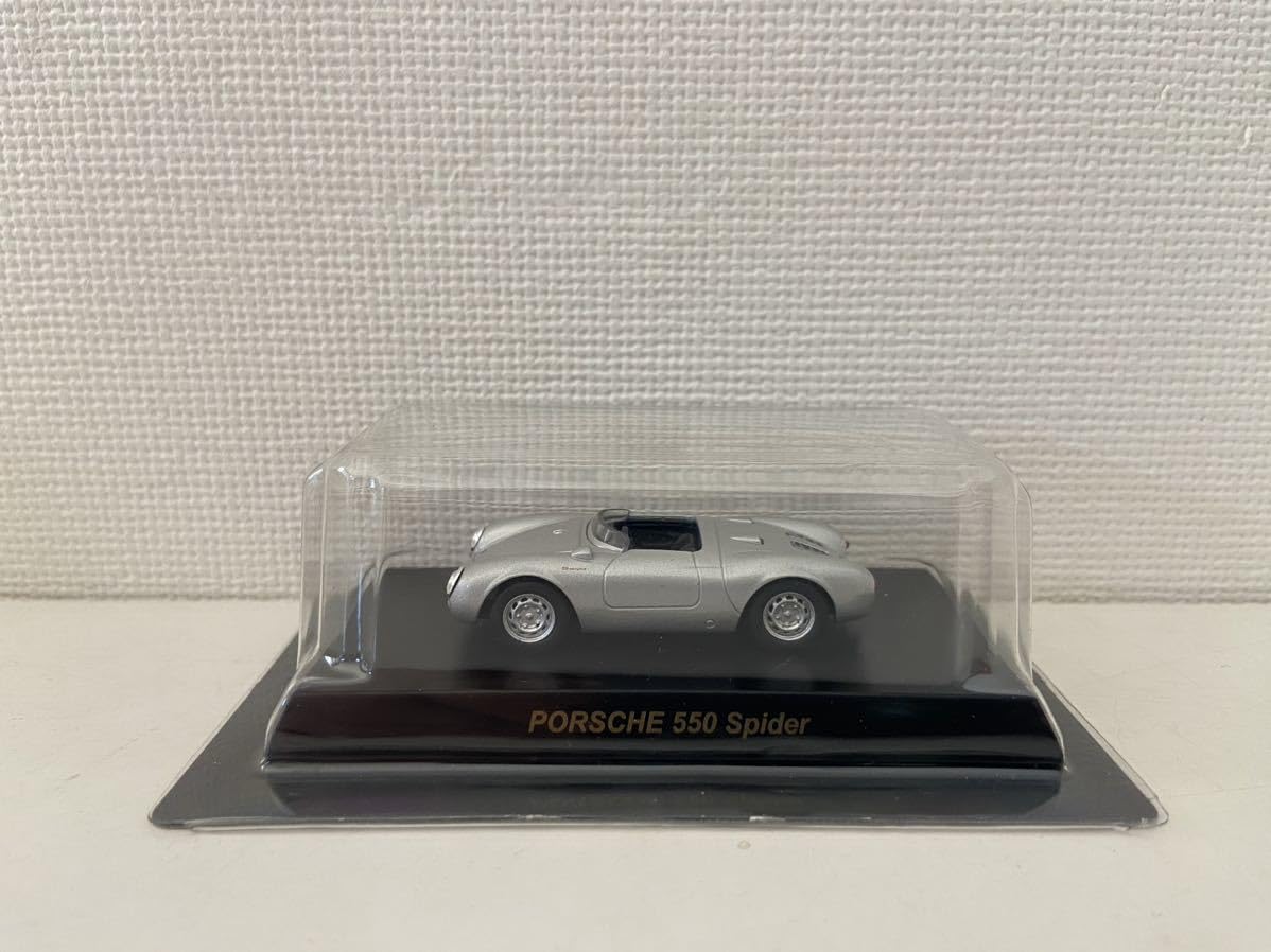 Amazon | 京商 1/64 ミニカー 550 スパイダー シルバー KYOSHO PORSCHE 