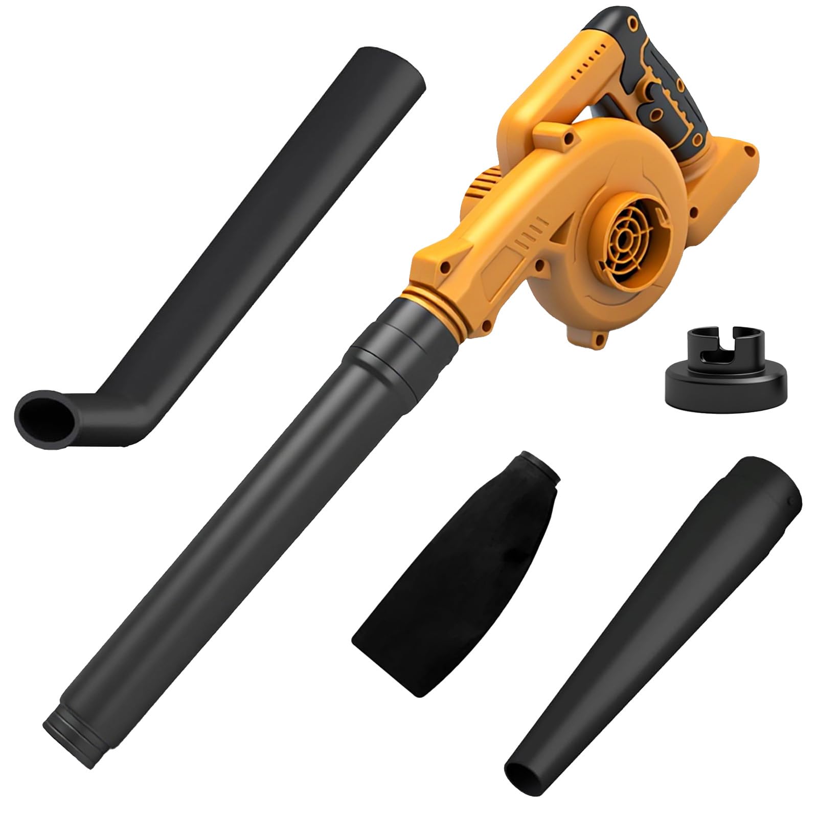 Leaf Blower Cordless for Dewalt 18V/20V Battery,2-in-1 Portable Handheld blowers,21000 RPM, Lightweight design,for Dust Leaf Snow Corner (No Battery)