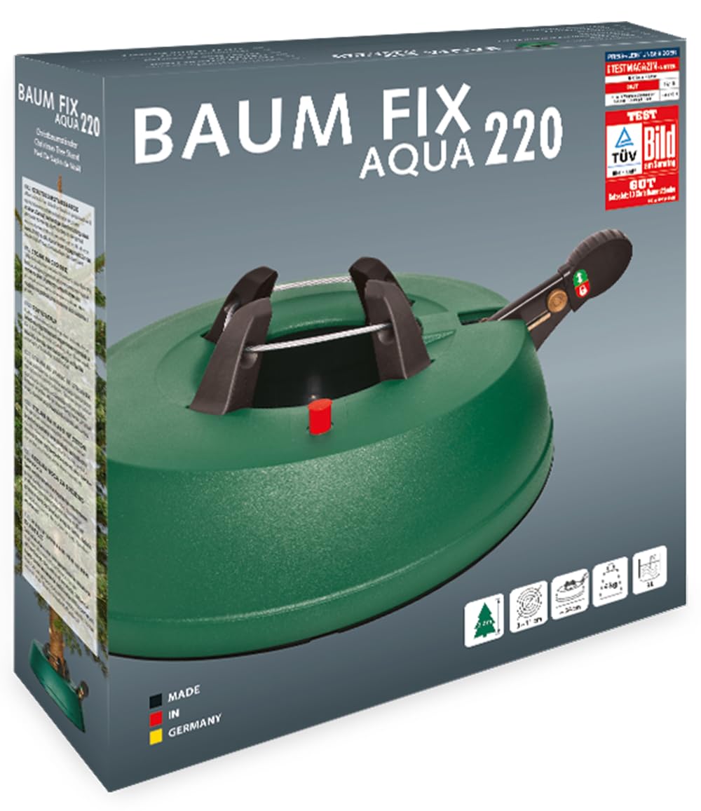 NIKO Baum Fix Aqua 220 Christbaumständer 2,20m Baumhöhe Weihnachtsbaumständer 34cm