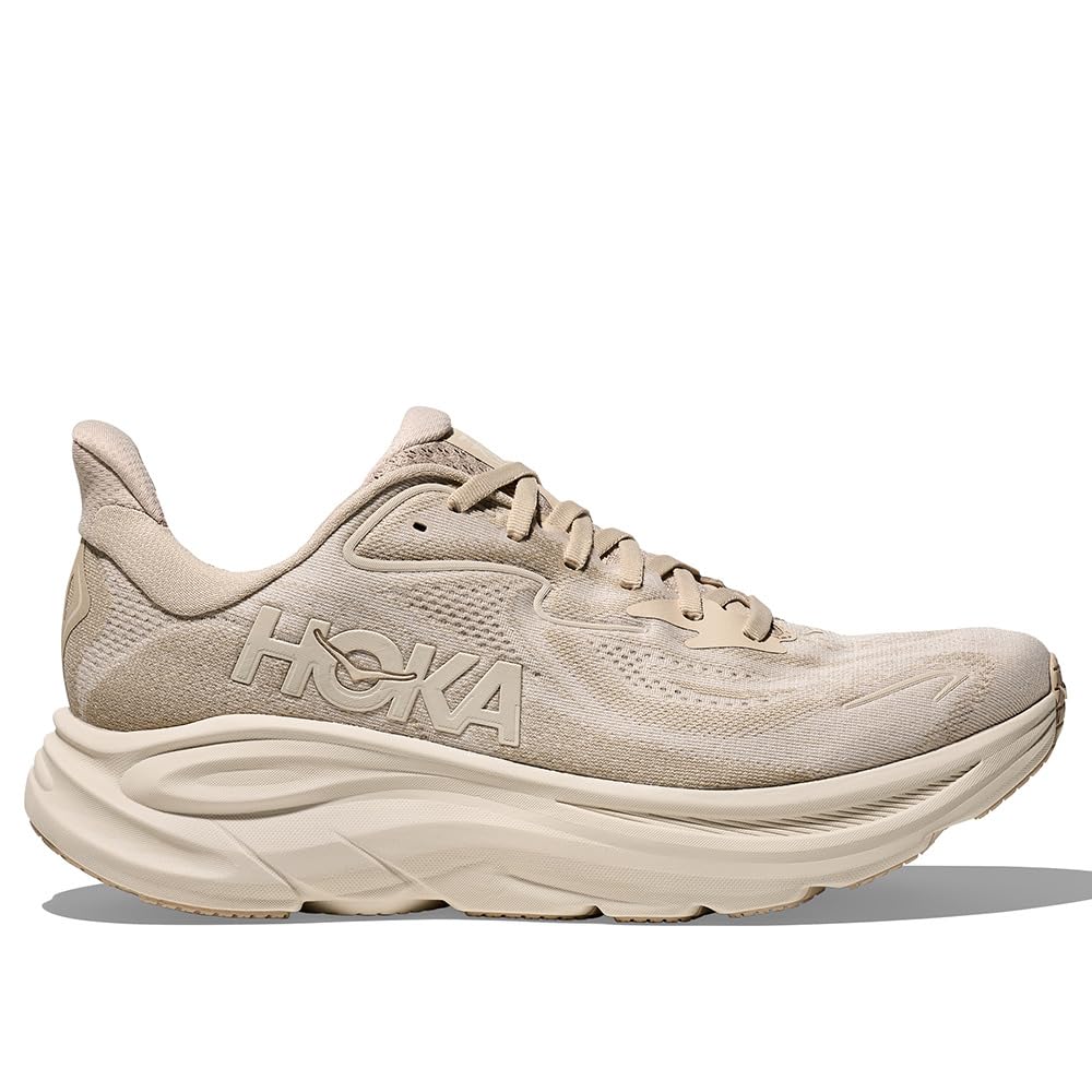Hoka Men's Clifton 10 Sneaker, Oat Milk, 9.5