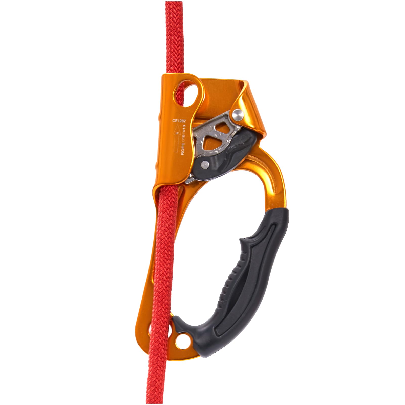 SOB Ascendente per Arrampicata Discensore per Arrampicata per Ascensori Maniglia Corda di Montata a Mano Sinistra/Destra per Attrezzature da Arrampicata Corda 8mm-13mm