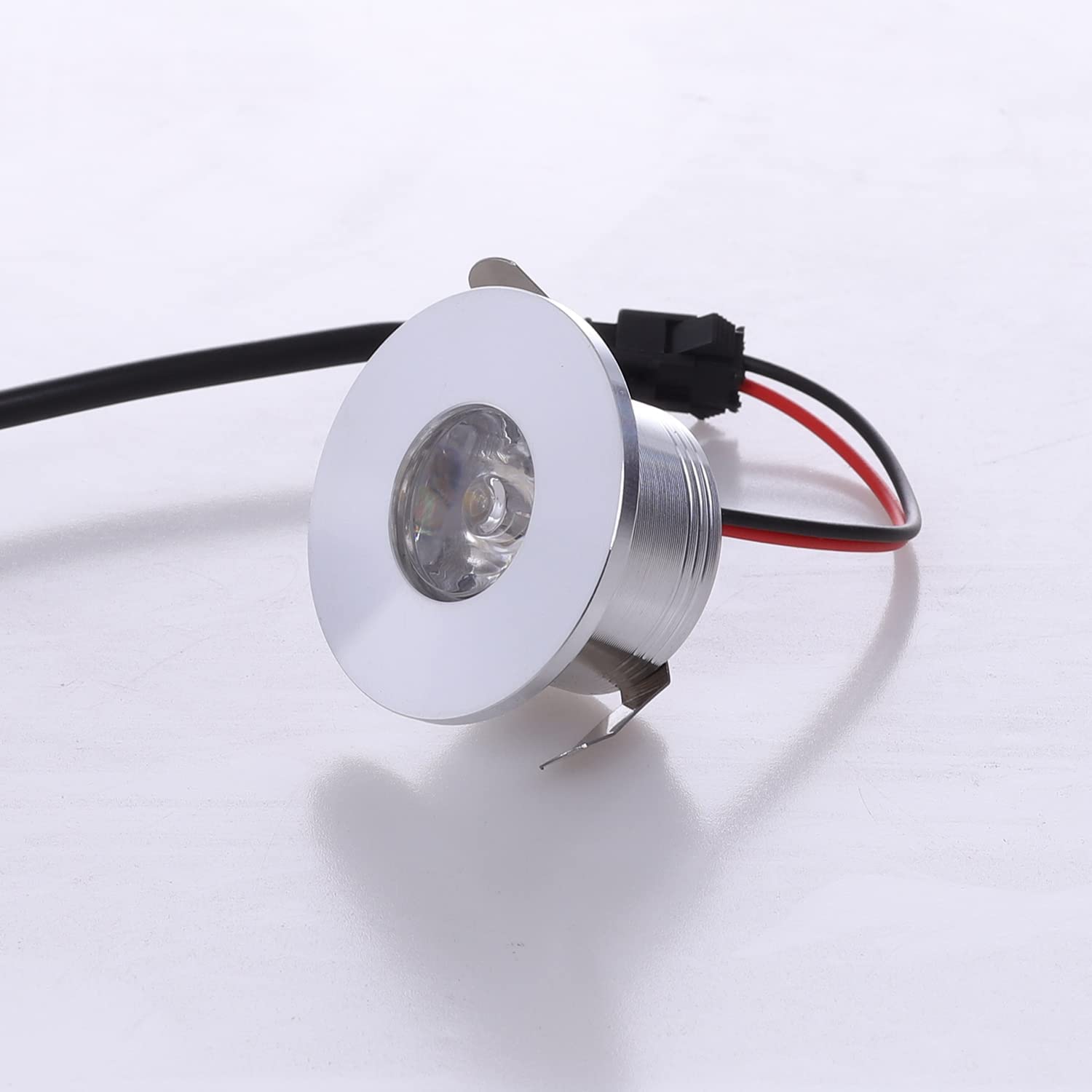 YODAVE 6 Reflektory 1W Wbudowane Mini Downlights Sufit do samodzielnego montażu okna z oświetleniem