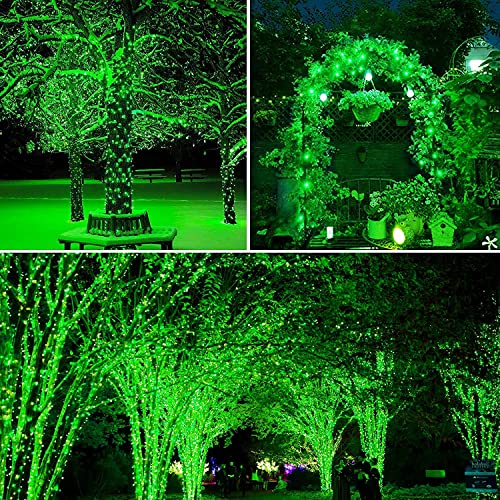 Image of URM Green LED String Lights for Decoration 10M (36 LEDs) | Fairy Lights for Room, Balcony & Wall Decor | Plug in Decorative Lights for Home, Diwali, Bedroom, Party, Curtain & Aesthetic Lighting