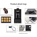 QJRGUY Espresso Machine Coffee Maker, Pump Type 1300W, Fully Automatic Making System for Home Office Multifunctional, Automated - Image 5