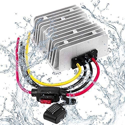 Miniatura 2 de Gofotu DC-DC 36V 48V a 12V 20A Impermeable Golf CART Reductor de Voltaje Convertidor 240W Regulador de Potencia con Fusible