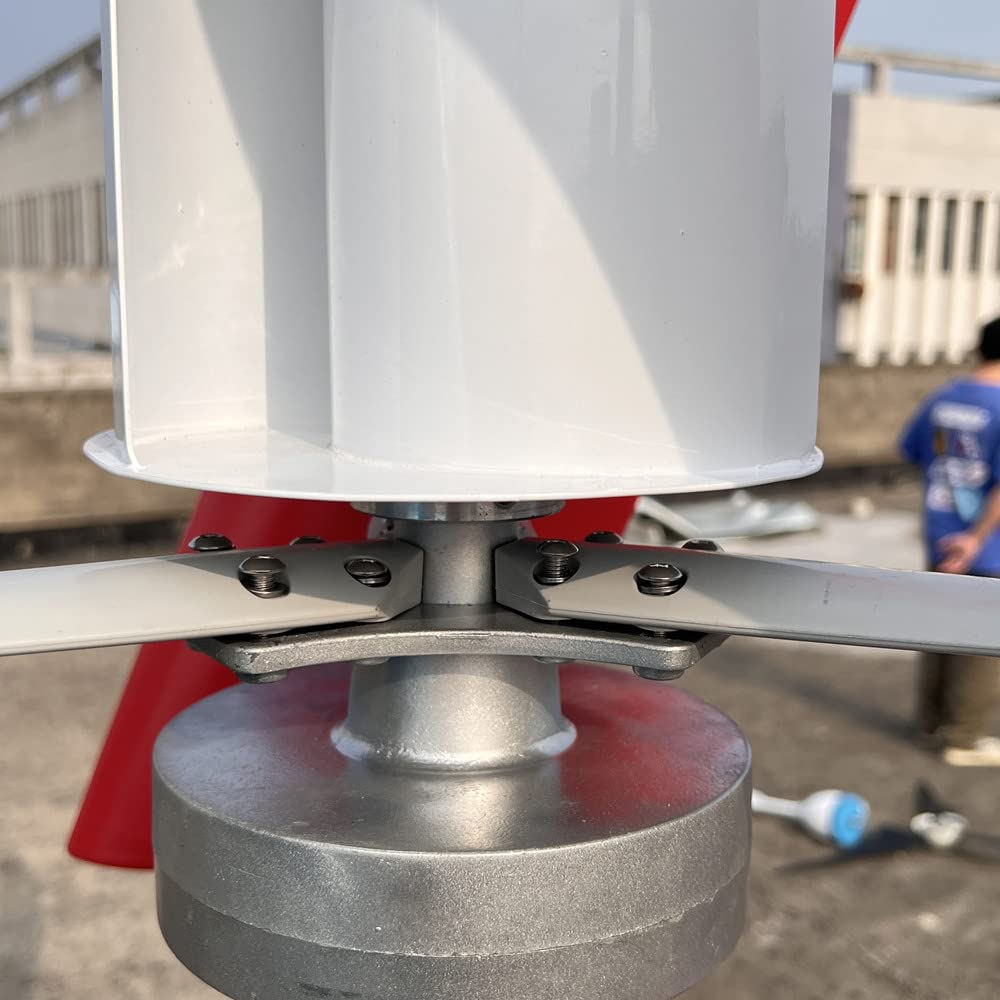 Turbina wiatrowa, Generator wiatrowy 1000w wewnętrzny kanał powietrzny 2000w 3000w energia moc turbiny wiatrowej stały Maglev 12v 24v z kontrolerem MPPT(Wit,Without Controller,24V)