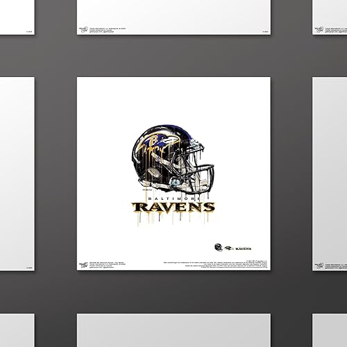Miniatura 10 de Trends International Gallery Pops NFL Baltimore Ravens - Póster de pared con casco de goteo, 12.00 x 12.00 pulgadas, versión de marco negro