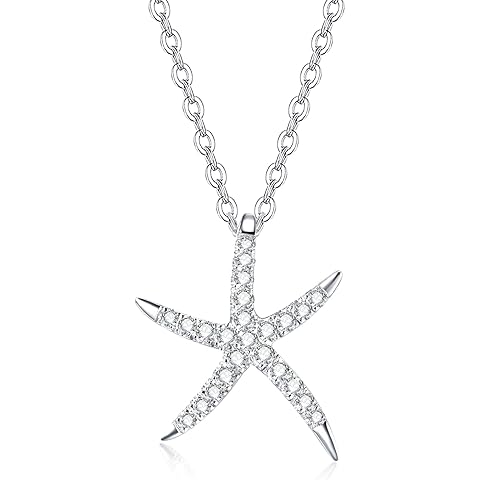 Jaransheti Round-Emerald Cut Moissanite Pendant Necklace 18k White Gold 925 Sterling Silver 18-20 Inches Chain Necklace