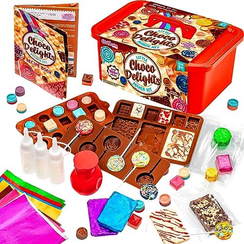 GirlZone Little Choco Delights Maker Kit, Chocolate Maker Kit with
