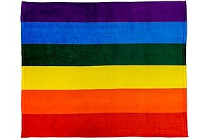Infinity Republic - Rainbow Pride Soft Fleece Throw Blanket - 50x60 -...