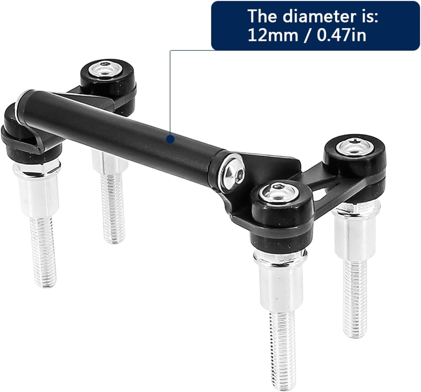 オートバイ に適合するR ナインT/5 R ナインT ピュアレーサー調節可能な拡張ハンドルバー携帯電話ナビゲーションブラケット US