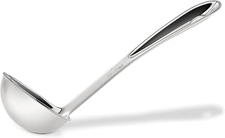 All-Clad Stainless Steel Soup Ladle - Durable 18/10 Mirror-Polished, Ergonomic Handle for Cooking & Serving