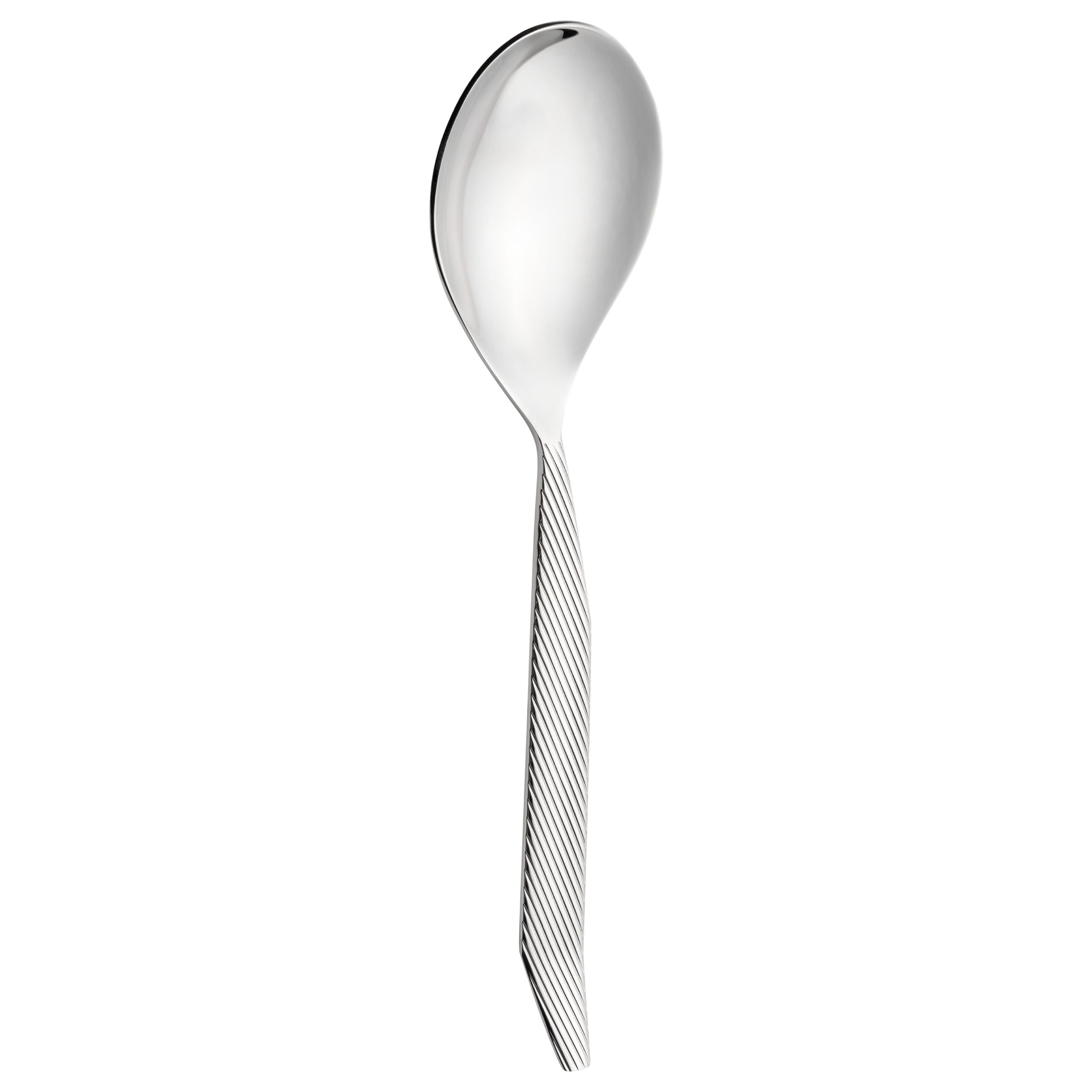 Grunwerg Sandringham Collection Soup Spoons, 18-10 Stainless Steel, Set of 12