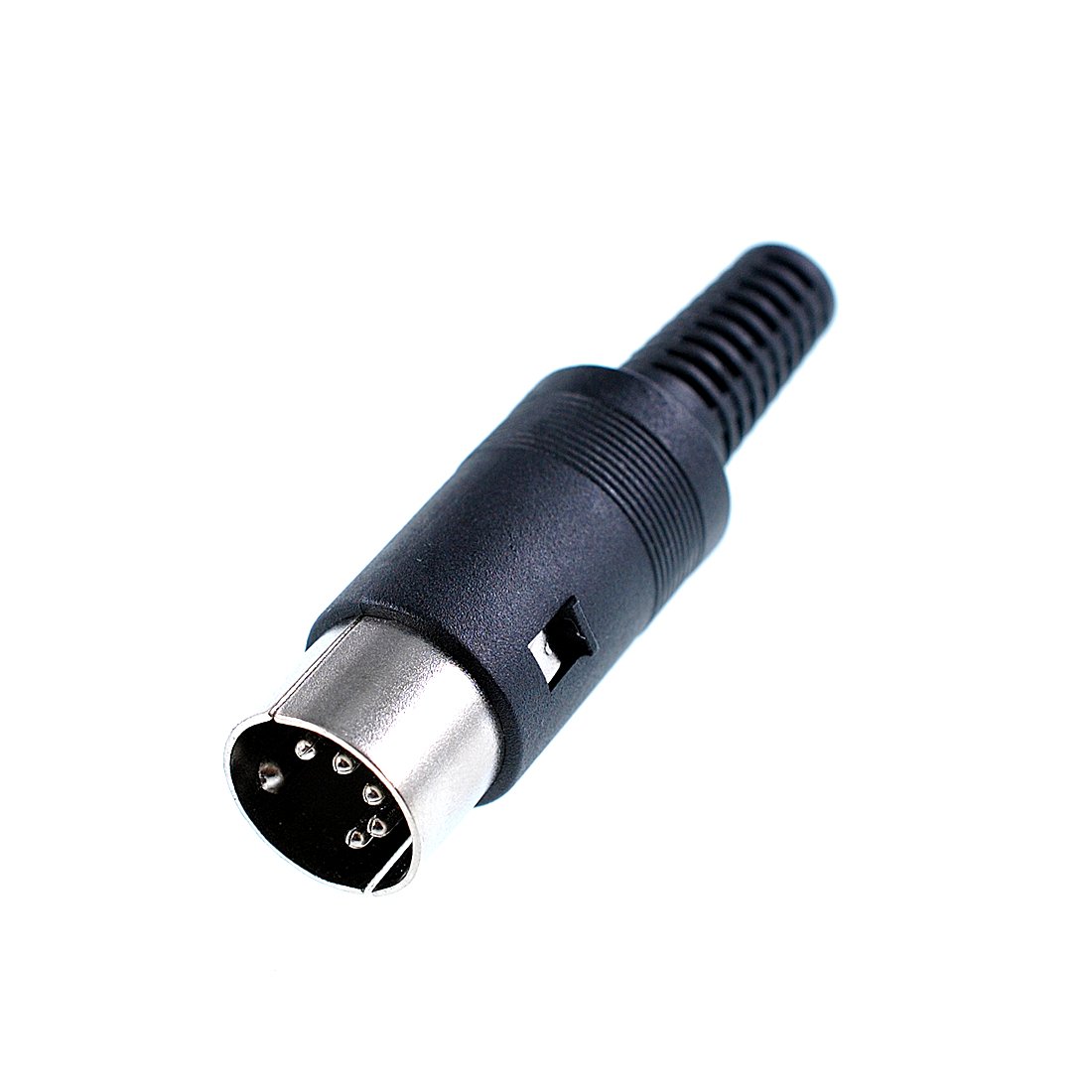 Connettore DIN 5 Pin 240° Maschio A Saldare Per Cavo | Spina Diritta C43621
