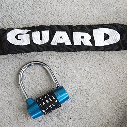 Guard Security 968 Heavy Duty Hardened Steel Square Link Bike Chain,Black,36 X 30 X 1.8 Inches #TOP2
