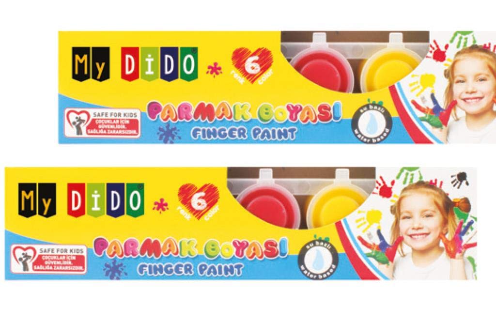 MyDido MY88 - Pintura para dedos (6 colores, 22 ml)