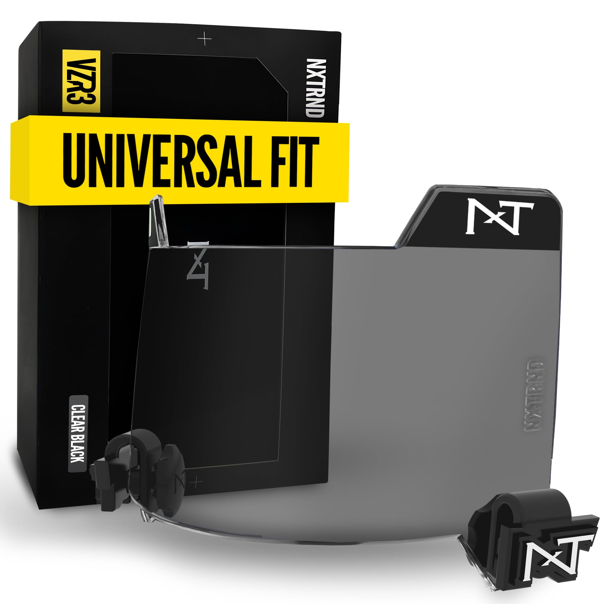 Nxtrnd VZR3 Football Visor, Curved Lens Technology, Fits Adult & Youth Football Helmets