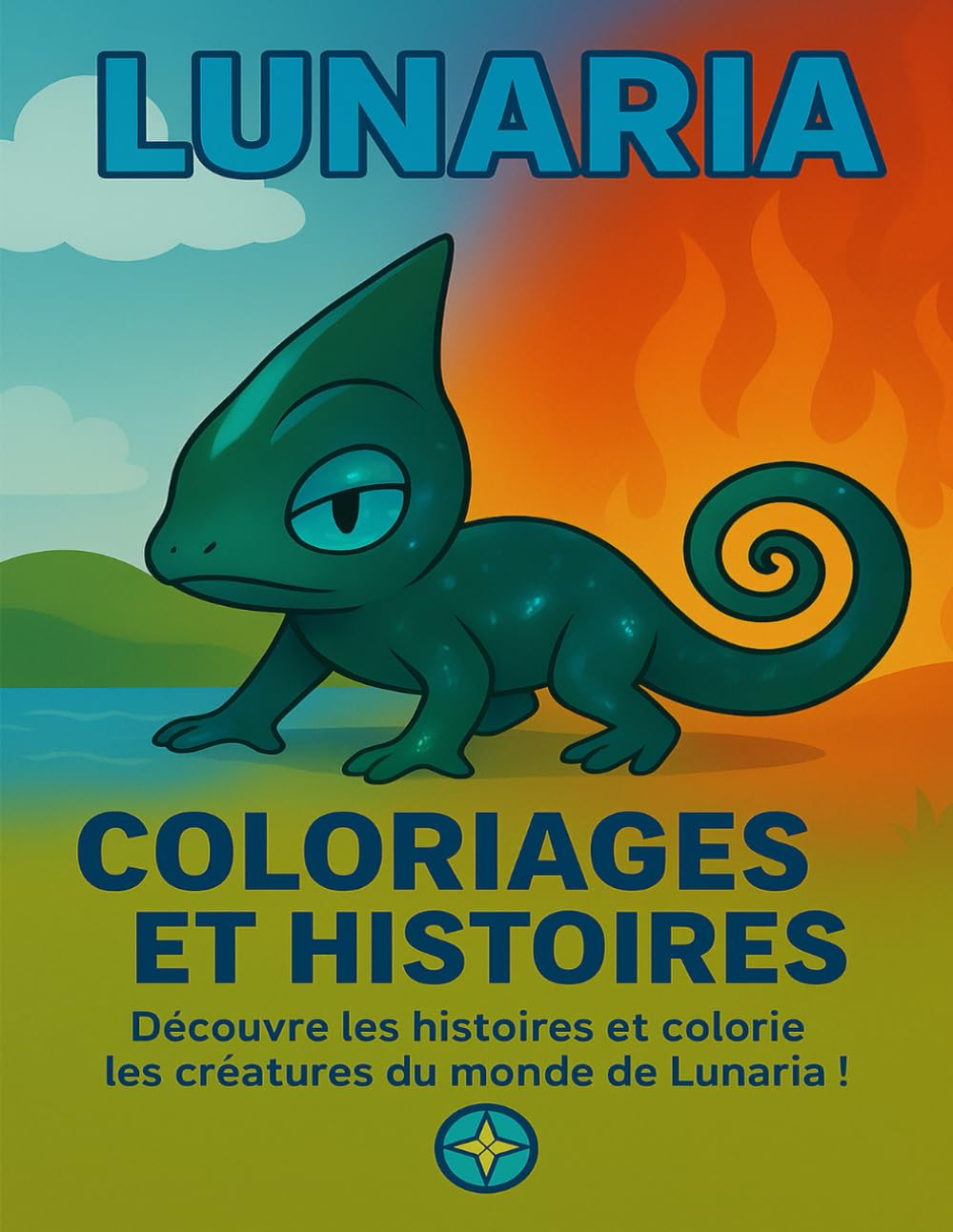 LUNARIA – Coloriages et Histoires Cachées: Découvre les créatures de Lunaria et plonge dans un monde d’aventure ! Enfant et adulte, mystère mythique, ... coloring book, creative fun, magic universe