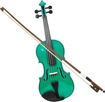 Amazon | バイオリン 4/4 カラフルなバイオリン ソリッドウッド