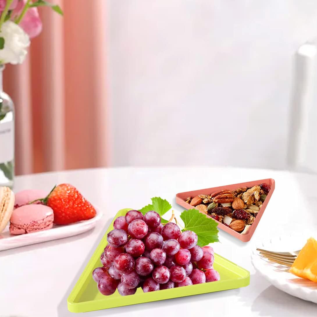 Resin Coaster Molds,Triangle Silicone Resin Moulds,Epoxy Resin Casting Mold for Resin Art,DlY Handmade Soap, Agate Slices Pan (Small)