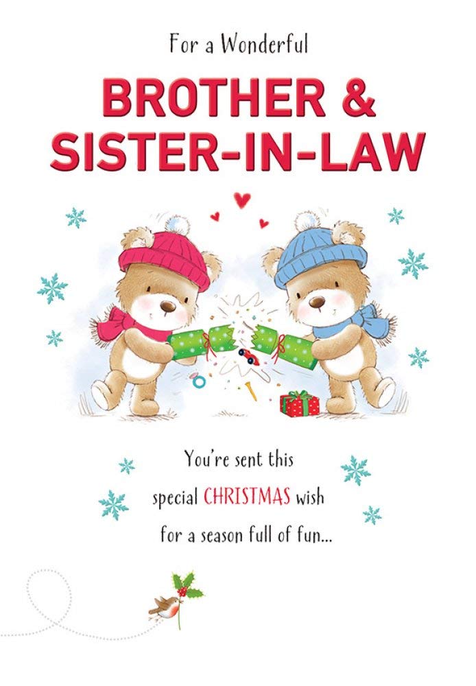 Christmas Card, To A Special Brother & Sister-in-Law - 9 X 6