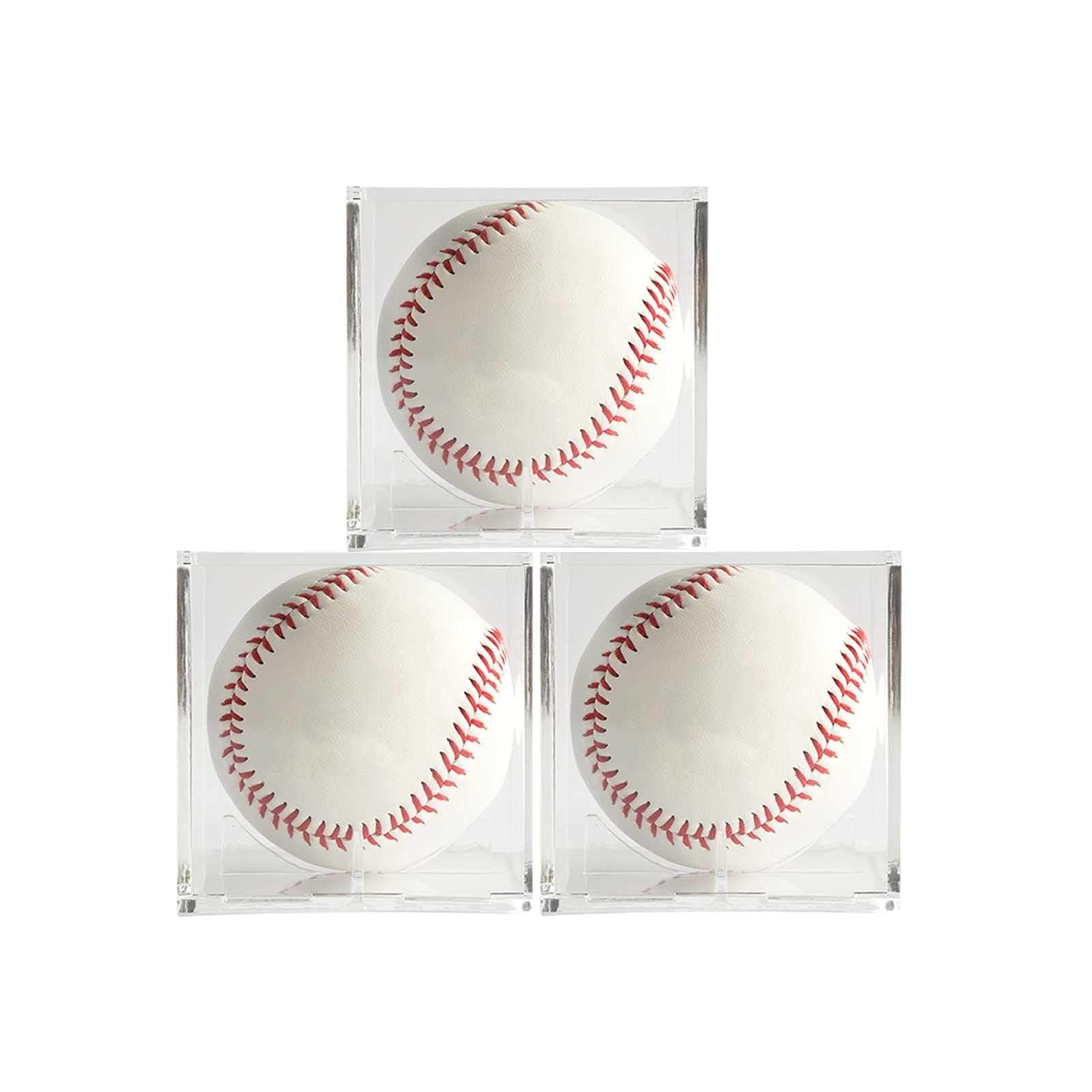 サインボール　3つセット Amazon.co.jp: IUMÉ サインボールケース 3個セット ホームランボール