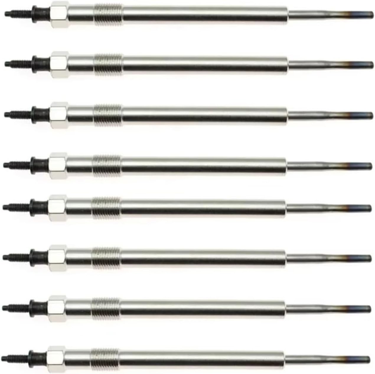 Compatible With For Tourneo For Custom 2.2 TDCI Engine Glow Plugs Car Auxiliary Heater Repair Kit 1717631 Glow Heater Plugs(8pcs)