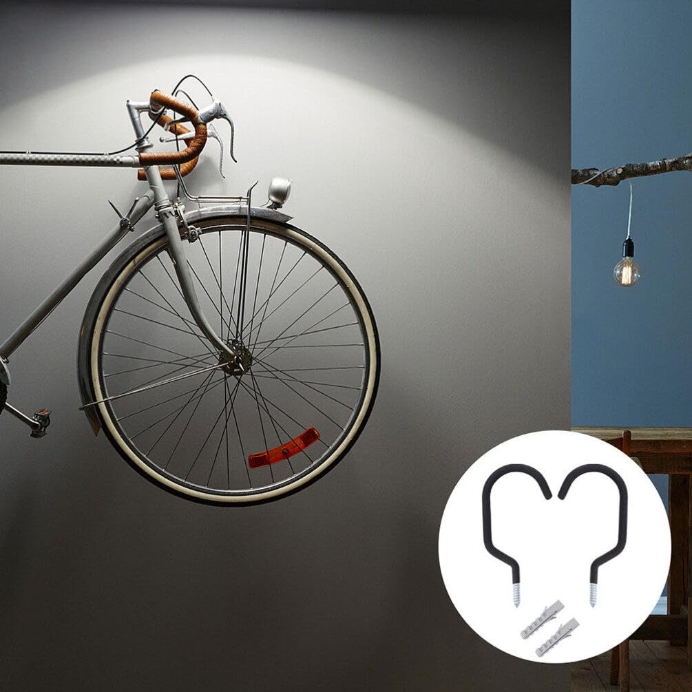 Alipis 10pezzi Gancio Per Biciclette Per Garage e Casa Per Stoccaggio Design Superficie Per Protezione