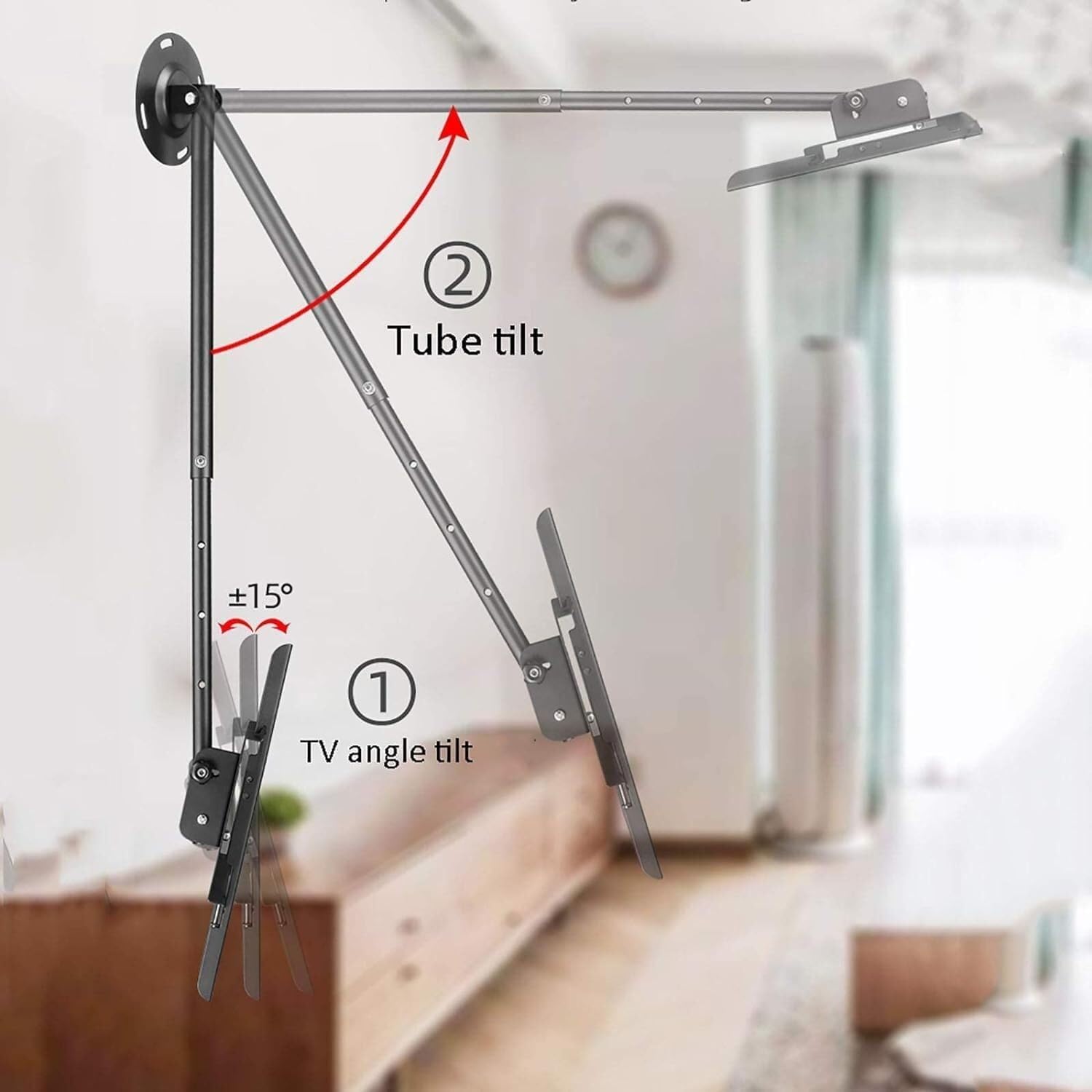 TV Bracket TV Mount Stands Ceiling TV Mount - Tv Wall Mount, Ceiling Mount Tv Bracket Flip Down Wall Brackets TV Stand